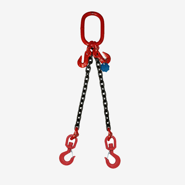 2 Legs Lifting Chain Sling - Swivel Hook - G80