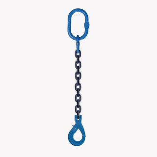 1 Leg Lifting Chain Sling - Clevis Selflock Hook - G100