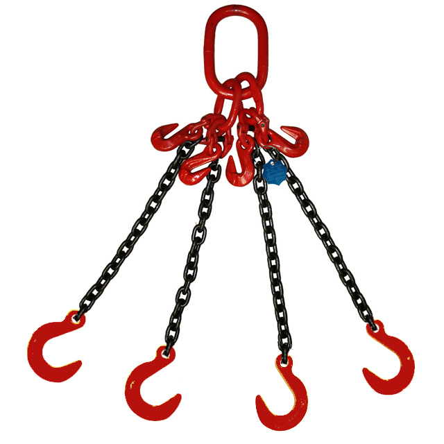 3&4 Legs Lifting Chain Sling - Eye Foundry Hook - G80