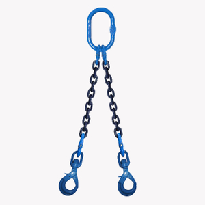 2 Leg Lifting Chain Sling - Swivel selflock Hook - G100